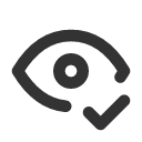 иконки eye check, eye, глаз, check, галочка