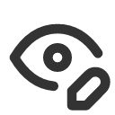 иконка eye edit, eye, глаз, edit, редактировать
