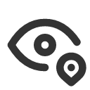 иконки eye pin, eye, глаз, pin, кнопка