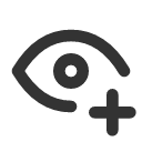 иконка eye plus, eye, глаз, plus, плюс