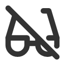 иконки eyeglass off, eyeglass, off