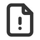 иконки file alert, file, файл, alert, предупреждение