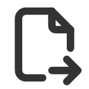 иконка file export, file, файл, export, экспорт