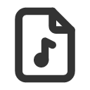 иконка file music, file, файл, music, музыка
