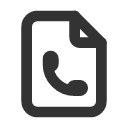 иконка file phone, file, файл, phone, телефон