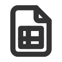 иконки file spreadsheet, file, файл, spreadsheet, таблица