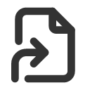 иконка file symlink, file, файл, symlink
