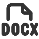 иконка file type docx, file, файл, type, шрифт, docx