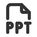 иконка file type ppt, file, файл, type, шрифт, ppt