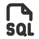 иконка file type sql, file, файл, type, шрифт, sql