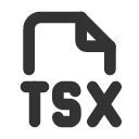 иконка file type tsx, file, файл, type, шрифт, tsx