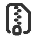 иконки file zip, file, файл, zip, архив