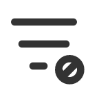 иконки filter 2 cancel, filter, cancel, отмена