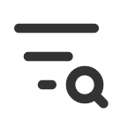 иконка filter 2 search, filter, search, поиск