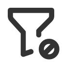 иконки filter cancel, filter, cancel, отмена