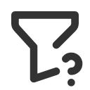 иконки filter question, filter, question, вопрос