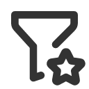 иконки filter star, filter, star, звезда