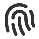 иконка fingerprint, отпечаток пальца