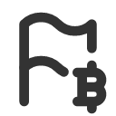 иконка flag bitcoin, flag, флаг, bitcoin, биткоин