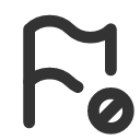 иконка flag cancel, flag, флаг, cancel, отмена