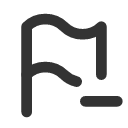 иконка flag minus, flag, флаг, minus, минус