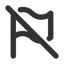 иконка flag off, flag, флаг, off