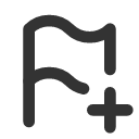 иконка flag plus, flag, флаг, plus, плюс