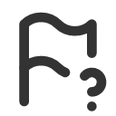 иконка flag question, flag, флаг, question, вопрос