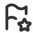 иконка flag star, flag, флаг, star, звезда