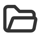 иконки folder open, открытая папка, folder, папка, open