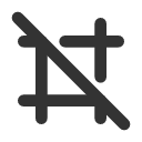 иконка frame off, frame, предупреждение, off