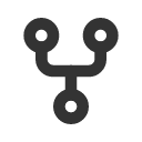 иконка git fork, git, fork, погрузчик