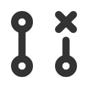 иконка git pull request closed, git, pull, request, closed