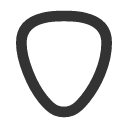 иконки guitar pick, guitar, гитара, pick