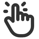 иконки hand click, hand, рука, click