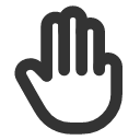 иконка hand three fingers, hand, рука, three, fingers