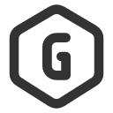 иконки hexagon letter g, hexagon, letter, почта