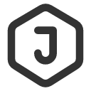 иконка hexagon letter j, hexagon, letter, почта