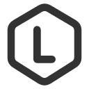 иконки hexagon letter l, hexagon, letter, почта