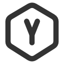 иконки hexagon letter y, hexagon, letter, почта