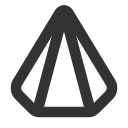 иконки hexagonal pyramid, hexagonal, pyramid, пирамида