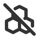 иконки hexagons off, hexagons, off