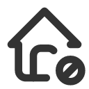 иконка home cancel, home, дом, cancel, отмена