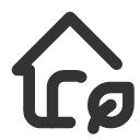 иконка home eco, home, дом, eco