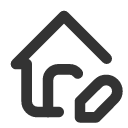 иконка home edit, home, дом, edit, редактировать