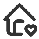 иконка home heart, home, дом, heart, сердце