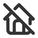 иконка home off, home, дом, off