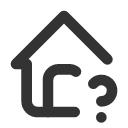 иконка home question, home, дом, question, вопрос
