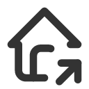 иконка home share, home, дом, share