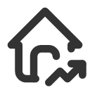 иконка home stats, home, дом, stats, статистика